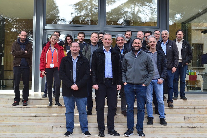 Image: The MEEP team during the first meeting of the project in Barcelona, Spain